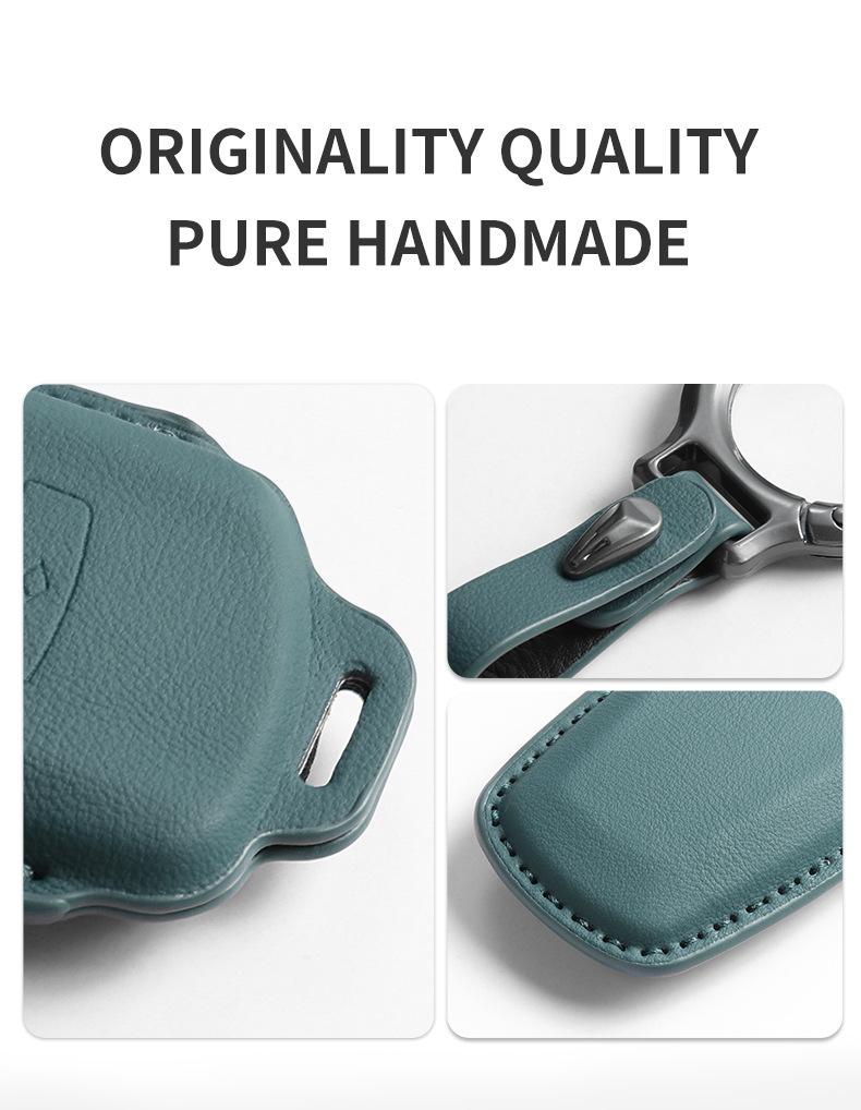 Geely Star Wish Key Cover - Original Color Remote Protective Case with Key Ring and Bag, Car Accessory