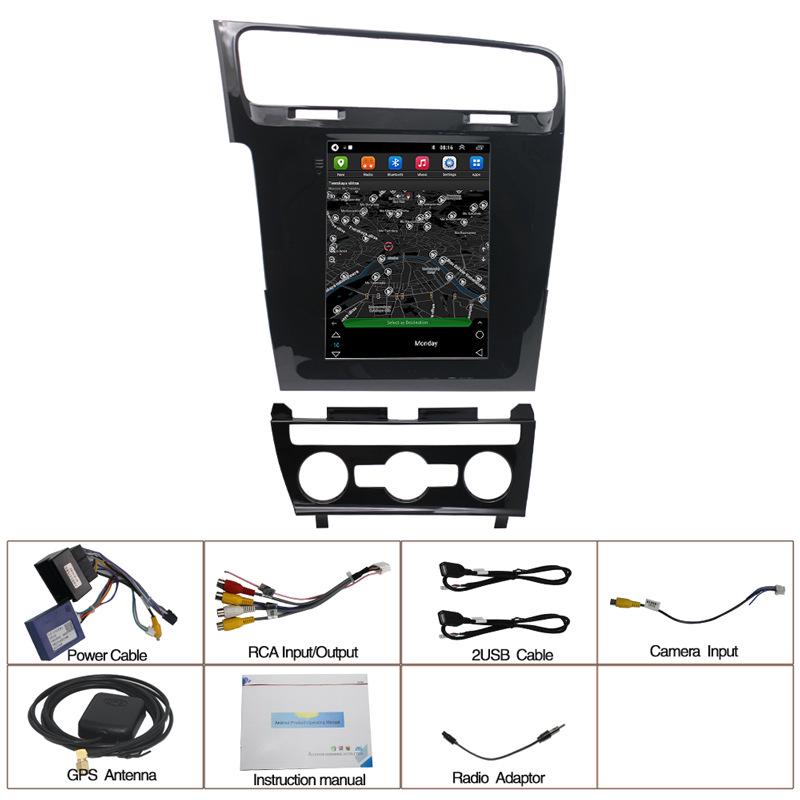 

2014-2018 VW Golf 7 Вертикальный экран Android Смарт-навигация и дисплей заднего вида