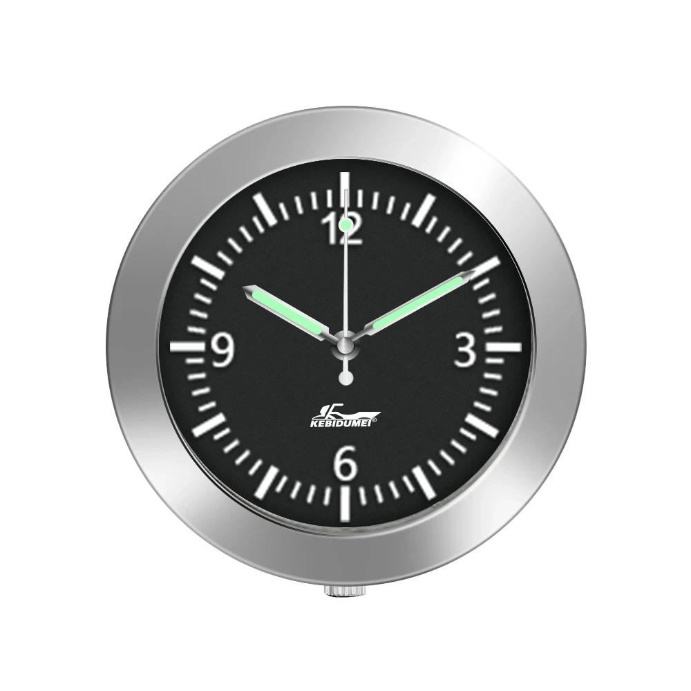 Car Clock Any Sticker One Key Start Electronic Quartz Clock Sticky Waterproof High Precision Electronic Watch Car Accessories