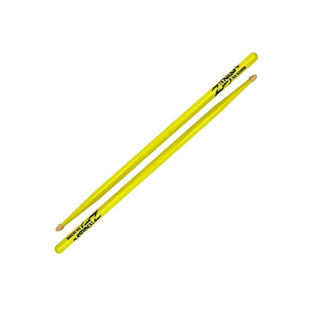 

Zildjian 5A ACORN WOOD NEON YELLOW Stick ACORN 412×14.4mm Zildjian