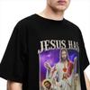 Men Women Jesus Has Rizzen Rizz Humor Christ Gag Gift T-Shirts Apparel Cotton Funny Catholic Jesus Meme T Shirts Tee Clothes