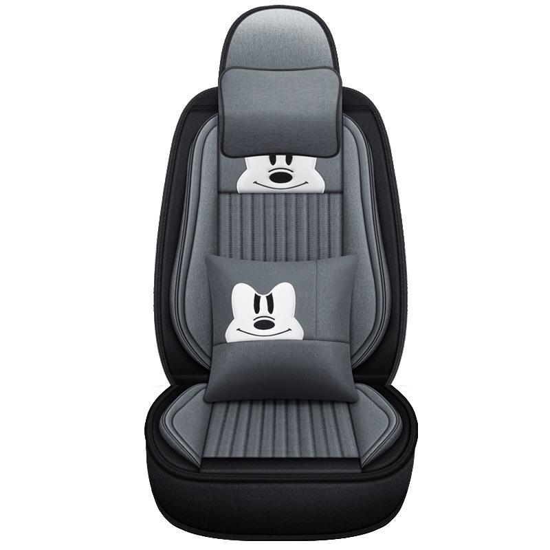Infiniti QX60/QX30/QX70 Linen Cartoon Car Seat Covers – All-Season, Full Surround Design