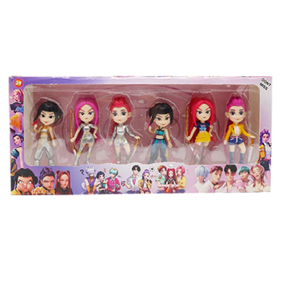 Anime Kpop Demon Hunters Witch Hunter Boys High Appearance PVC Doll Doll Boys Group Decorative Doll Holiday Gifts Boxed