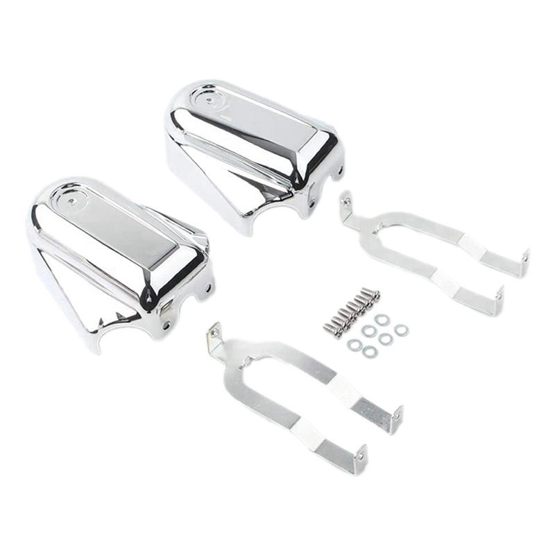 M0t-rMotorcycle Bar Shield Rear Wheel Axle Covers Swingarm Cap for Harley Softail FLSTC FLSTN Custom