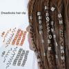 28 Stück Haarspangen Retro-Stil Lebendige Farbe Hohe Haltbarkeit Dekoratives Legierung Schmuck für Damen Haar Spiralzopf Dreadlock-Clips für Damen