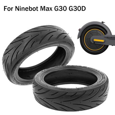 10 Inch 60/70-6.5 Electric Scooter Tubeless Tyre Thicken Explosion Proof Replacement No Inflation Tire for Ninebot Max G30 G30D