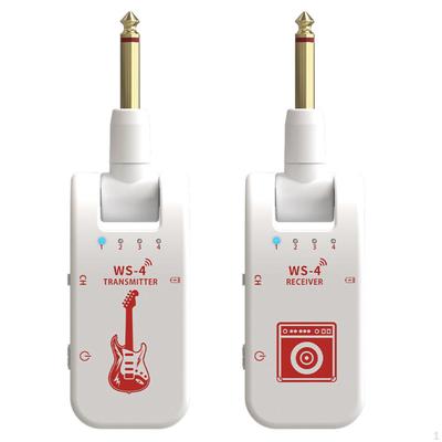 2.4G Wireless Guitar System Portable Transmitter and Receiver