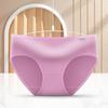 Plus Size Ladies Fashion New Cute Student Breathable Mid Waist Briefs