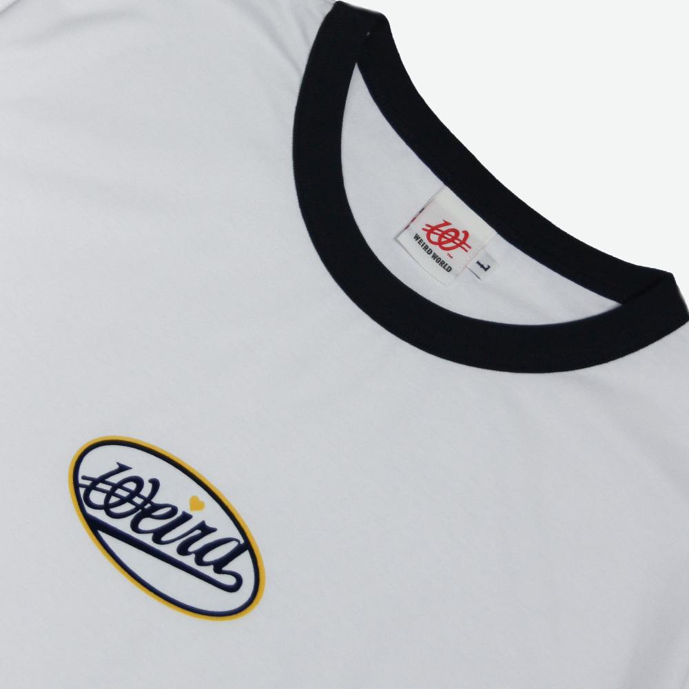 Wieoldeuwoldeu Wappen Ringer T-Shirt White