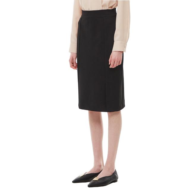 PLASTIC ISLAND [Beige] Punto Slit Skirt Pp7Ws261