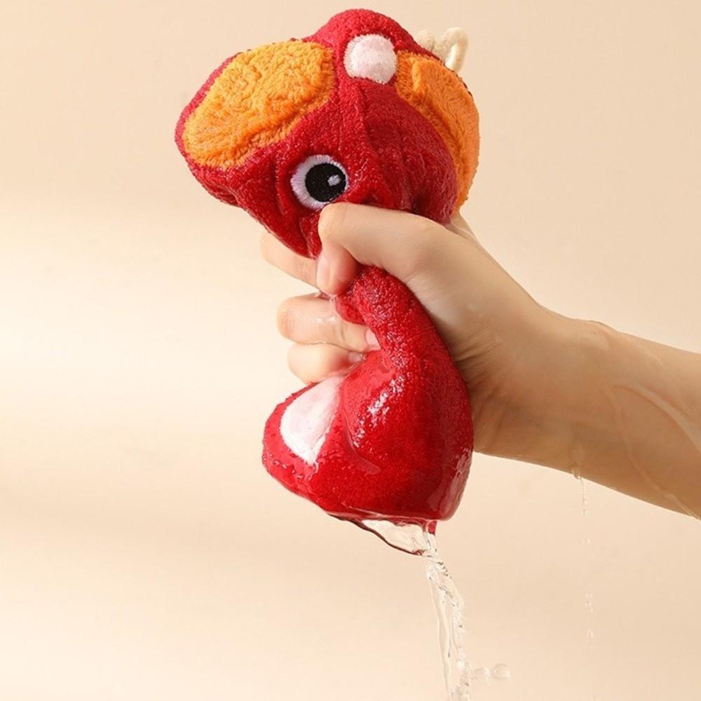 Hanging Coral Fleece Towel Thickened Absorbent Towel Home Decor Hand-Wiping Towel  Festive Gift