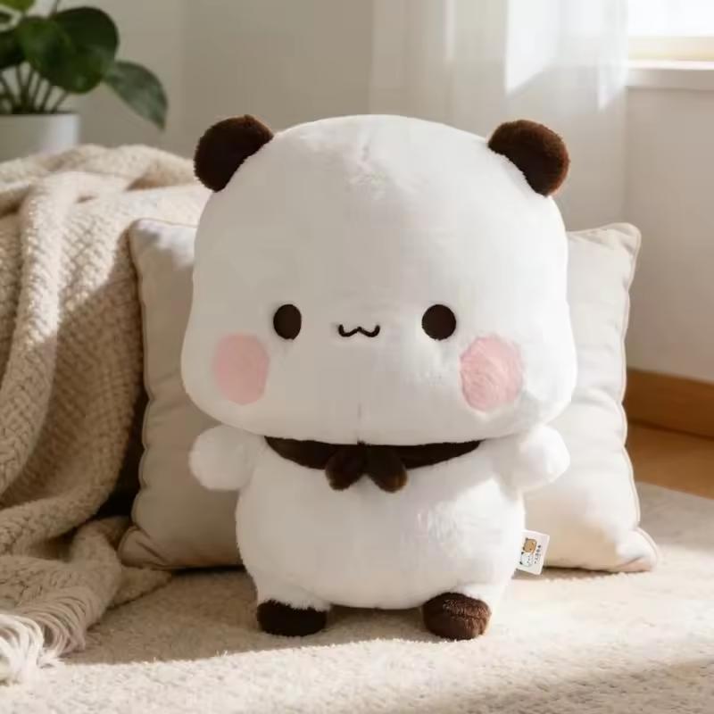 Nowe Pluszowe Lalki Panda Bubu i Yier 35 cm Oficjalne Oryginalne Urocze Miękkie Kreskówkowe Poduszka Bubu i Dudu Zabawka Prezent Urodzinowy