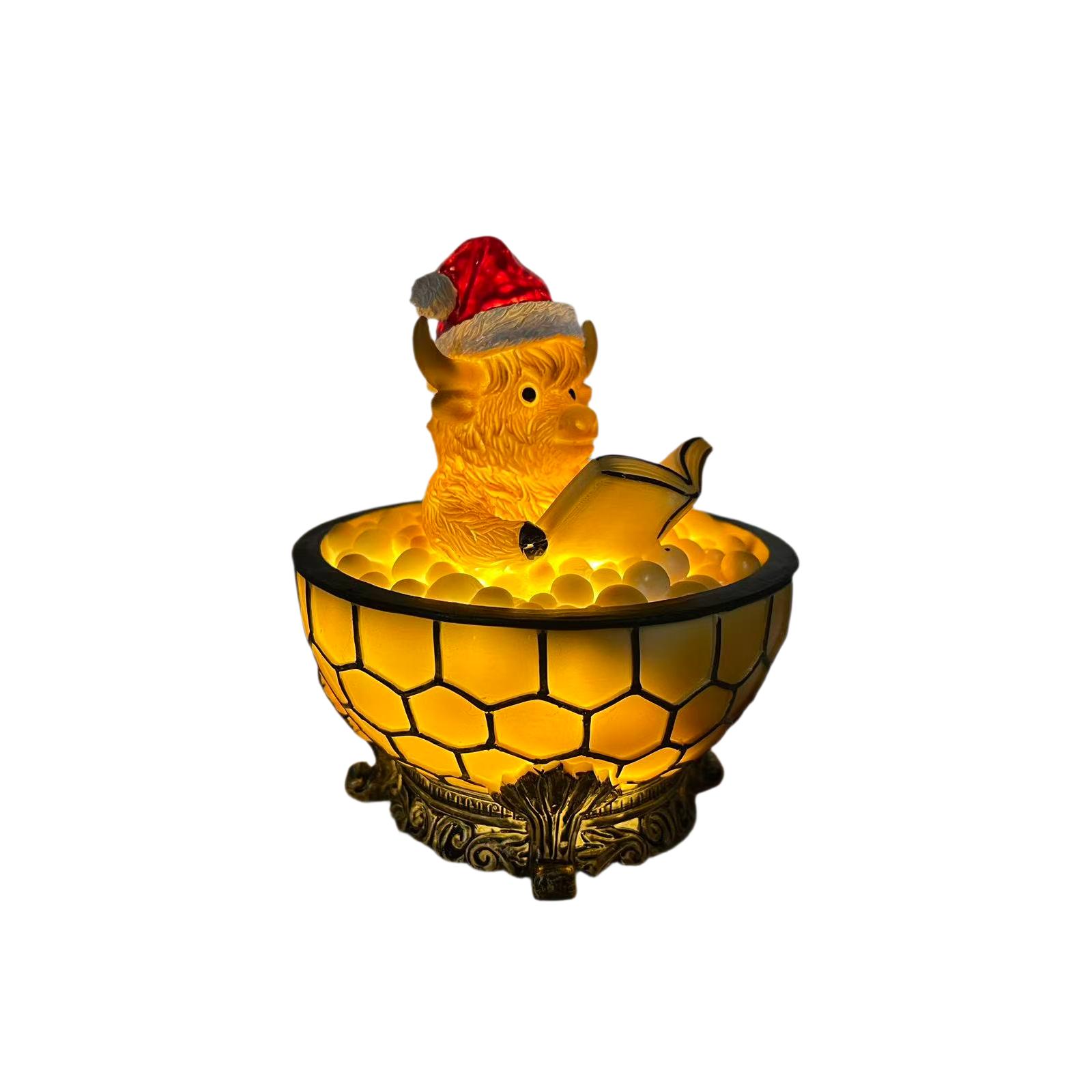 

Christmas Bubble Bathroom Light, Perfect For Desktop Holiday Decorations And The Best Gift For Friends. One Size