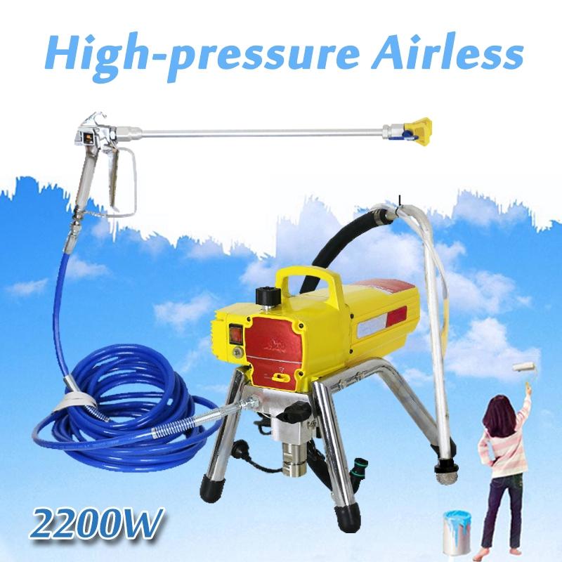 2200W 220V 6000Psi Professional High Pressure Airless Spraying Machine Electric Airless Paint Sprayer Wall Spray Machine