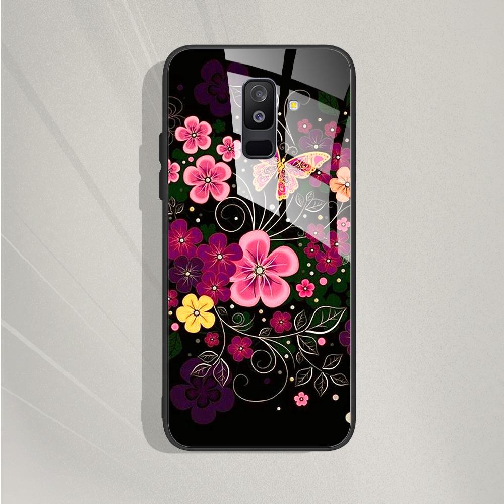 A6 Plus Hülle Für Samsung Galaxy A6 2018 Handyhülle A600F SM-A600F Gehärtetes Glas Hülle Für Samsung A6 Plus 2018 A6+ A605F Abdeckung