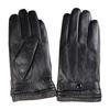 Autumn and winter sheepskin gloves men's velvet thickened warm cold driving outdoor riding three tendons touch screen gloves