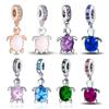 Charmscopper Sea Turtle Series Charm Colorful Beads Fit Original Bracelet Diy Fine Jewelry Making Gifts For Women