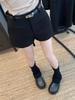 Korean Spicy Girl Spring 2025 High-Waist A-Line Casual Shorts for Women