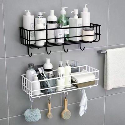 Wall-Mounted Storage Shelf for Kitchen, Bedroom, Bathroom - Punch-Free Hanging Rack