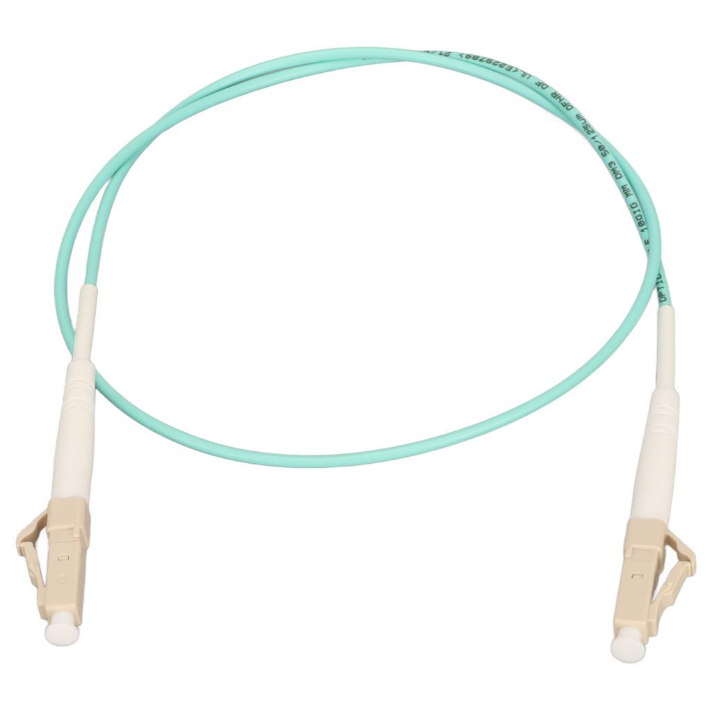 Fiber Patch Cable OM3 Core 0.5M LC to LC Simplex Multimode Fiber Optic Cable for SFP Transceivers