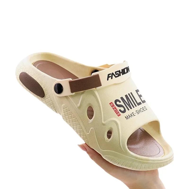 Erkek Kaymaz Kalın Taban Yazlık Terlik: Açık Hava ve Sürüş Kullanımı için Çok Yönlü