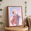 Disney DIY Sleeping Beauty Oil Painting Art Painting Kit Home Wall Decor Handmade Gift Romantic Prince Princess Couple Art Craft Decor