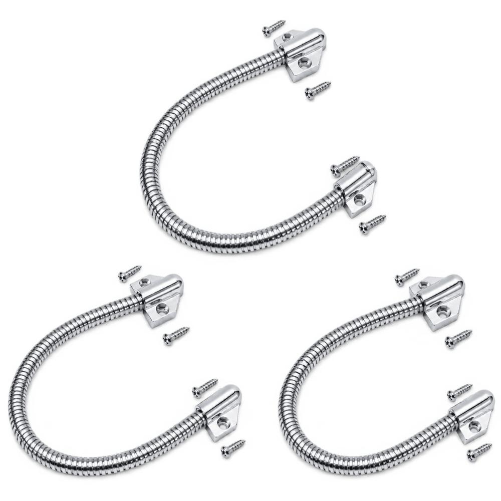 1pcs/3pcs 16 Inch Door Flex Conduit Stainless Steel Door Cable Protector For Home Security Systems