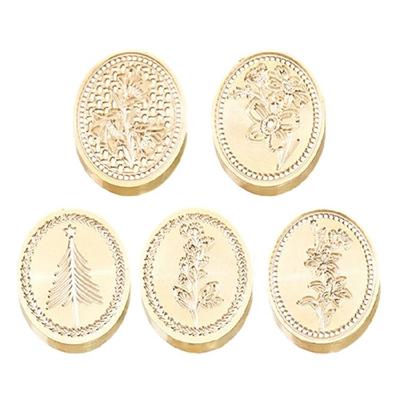 Brass Sealing Stamp Wax Seal Stamp Head Replacements Emboss Sealing Stamp Head