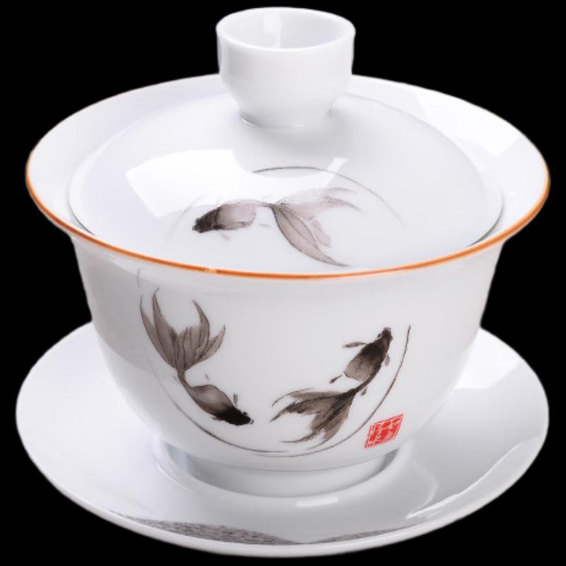 Shangqi Ceramic Gaiwan Tea Bowl Set