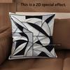 2D Modern Abstract Pattern Digital Print Pillowcases Pattern Cushion Cover Suitable For Sofa Bedroom Car Pillow Cover