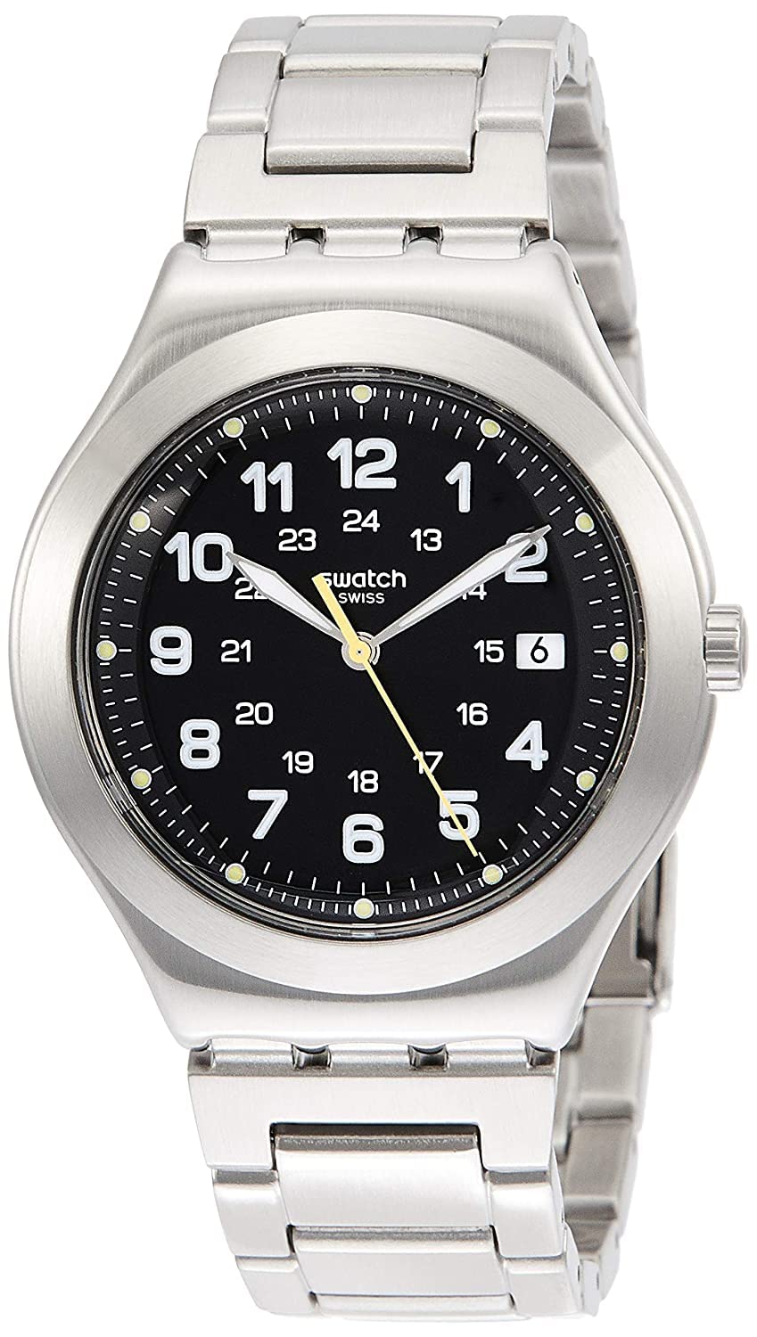 

Swatch Irony Big Classic HAPPY JOE LIME YWS439G Men s Watch, Gray