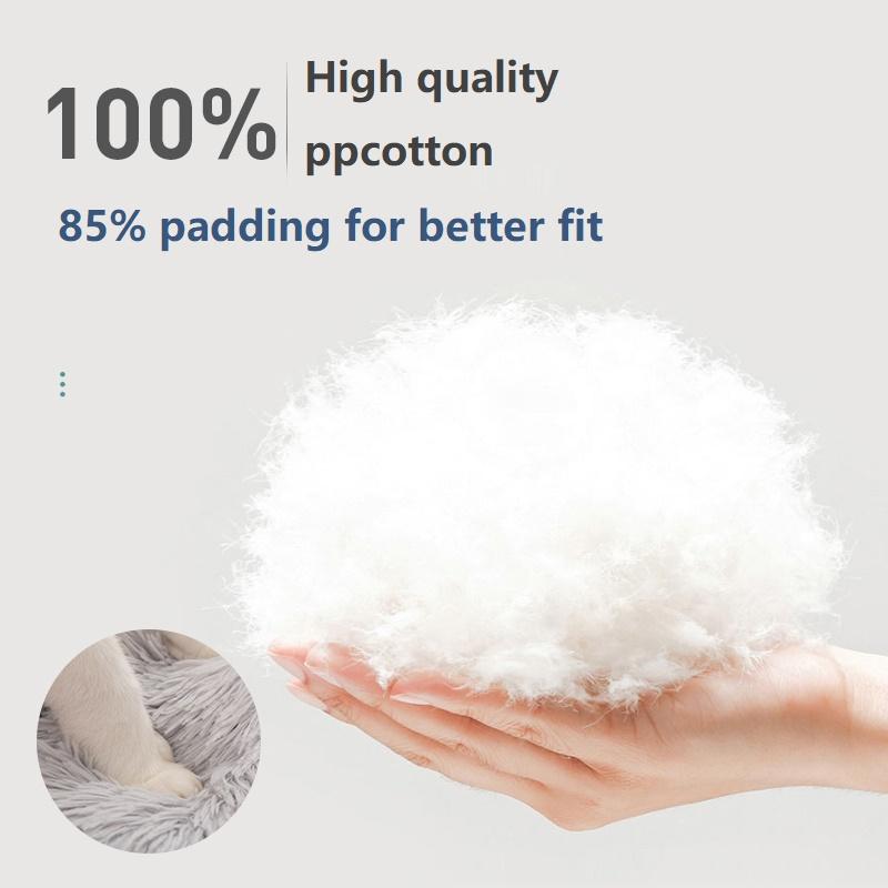 2021 Custom Modern Portable Cat & Dog Bed Indoor Eco-Friendly Fluffy Plush Soft Solid Pattern Camping Small Sizes