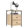 VidaXL Bedside Tables 2pcs Sonoma Oak 44x45x60cm Engineered Wood 826006