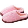 Cotton slippers women's winter home indoor home home warm non-slip thick bottom couple new wool slippers men's autumn and winter