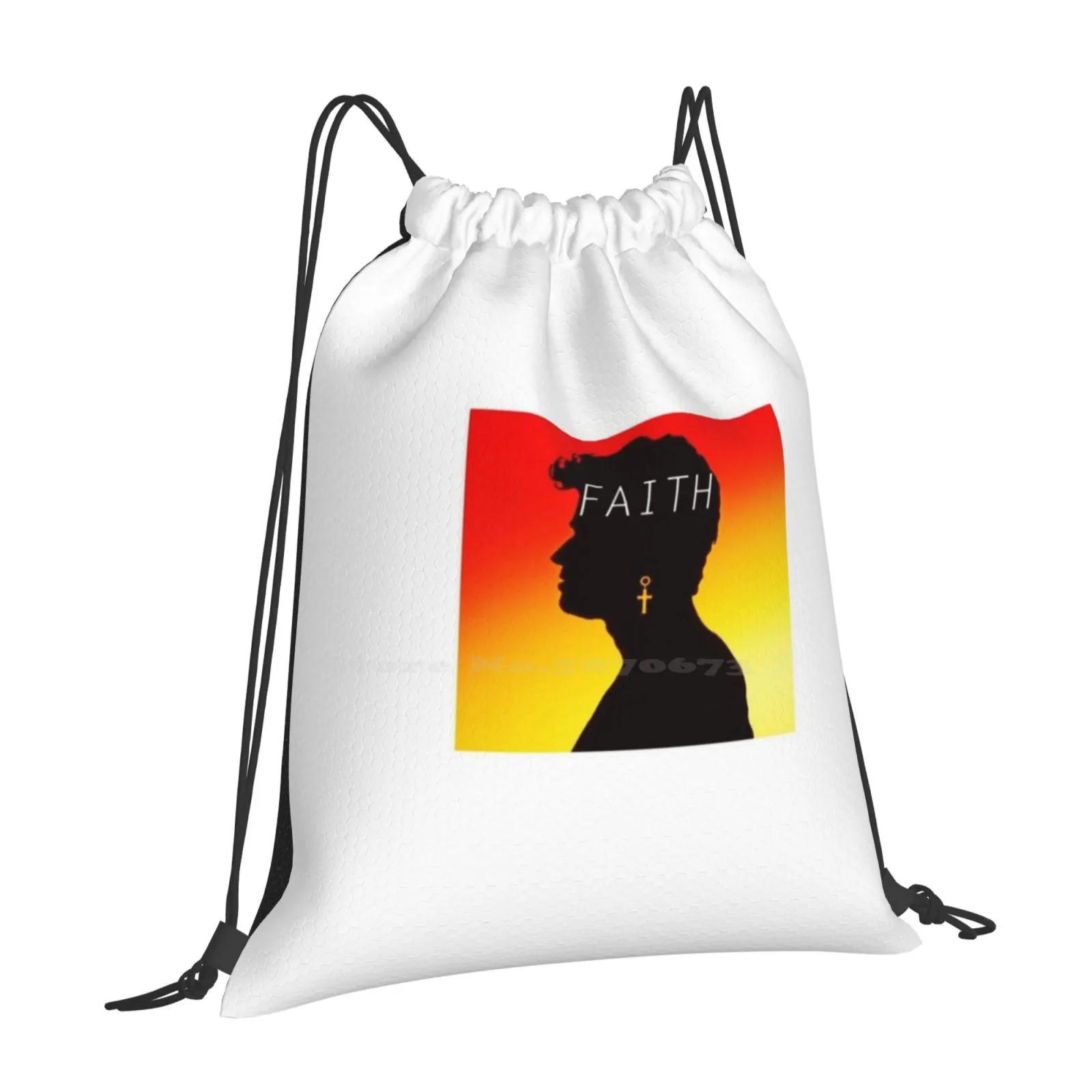 George Michael School Bag Big Capacity Backpack Laptop George Michael Faith OneSize