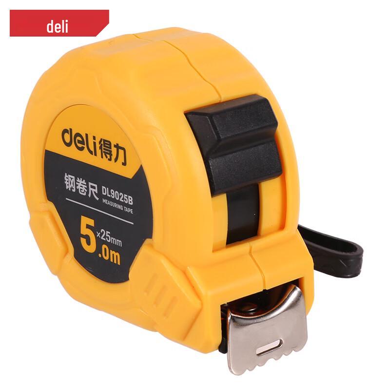 Deli DL9025B 5m Steel Tape Measure