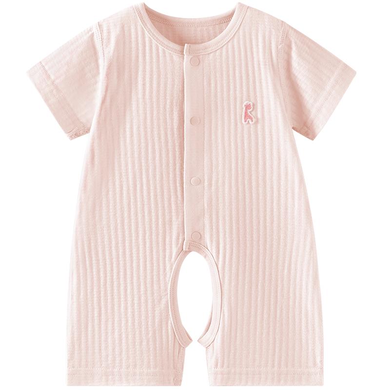TONGTAI Baby Short-Sleeved Pure Cotton Romper