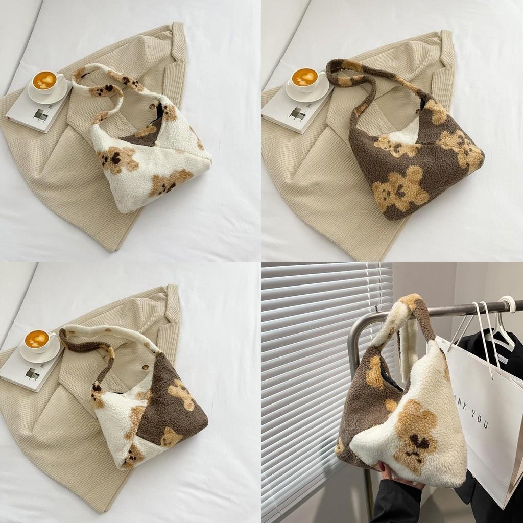 Fashionable And Stylish Plush Shoulder Bag For Women In 2023 Trendy Casual Commuter Large Capacity Crossbody Bag