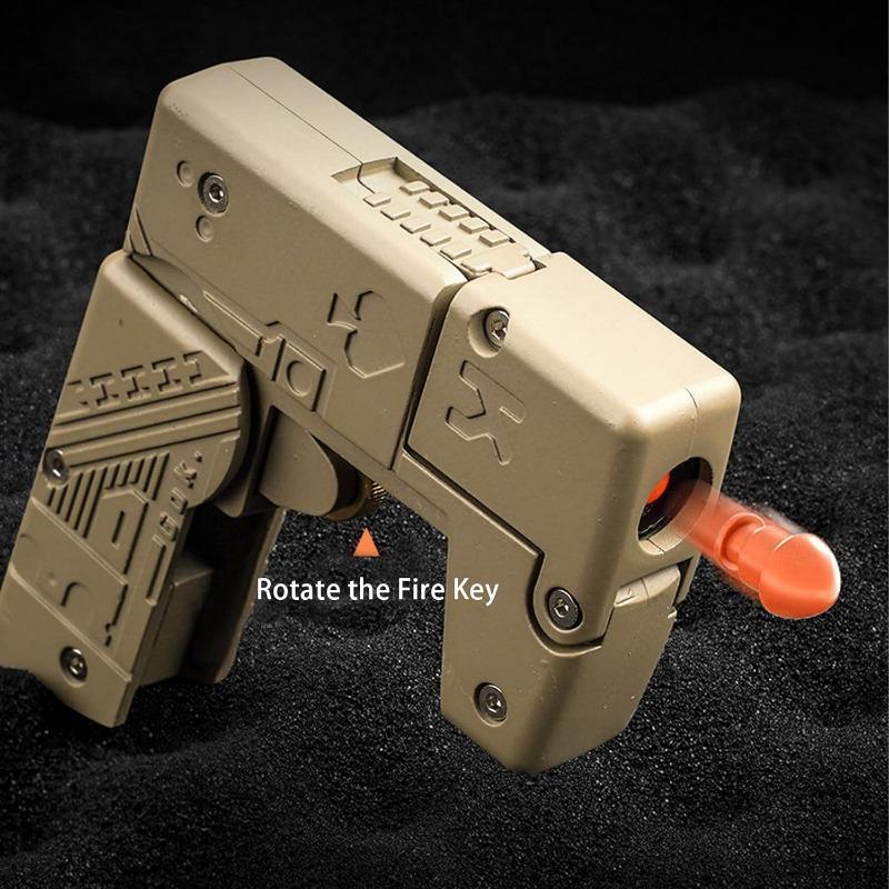 EDC Finger Fidget Toy Ring – Alloy Stress Relief Launcher for Adults with Simulated Pop-Out Action and Soft Capsules