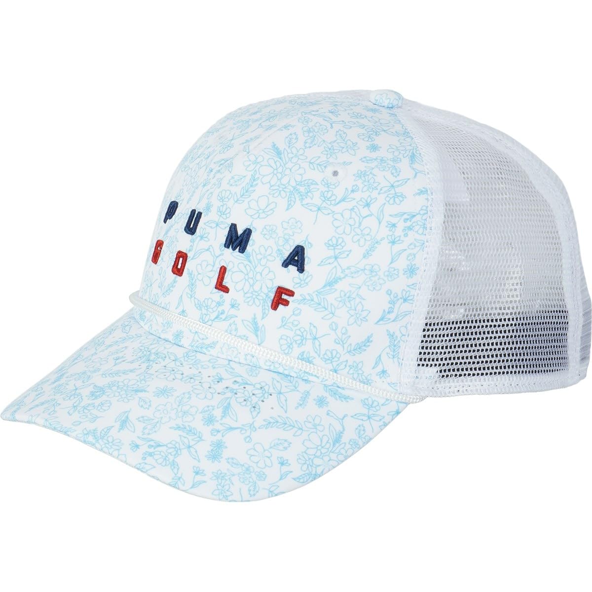 Golf AOP Trucker Blue [Puma] Cap_02766602_Vibrant