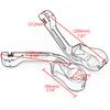 Motorcycle Accessories 1-1/4" 32mm 1 Pair Highway Pegs Mount For Honda GoldWing GL1500 GL1100 GL1200 GL1800 VT750 Harley  Suzuki