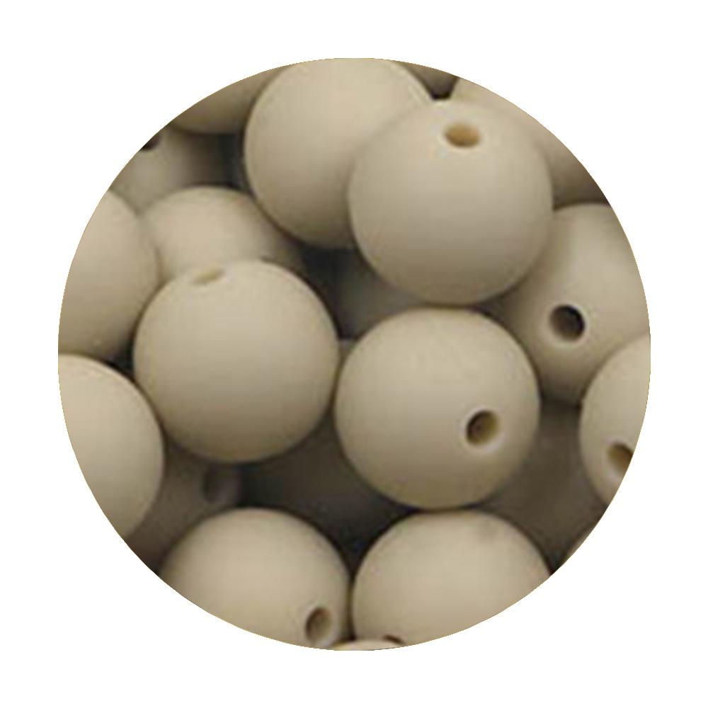 50Pcs/lot 9/12/15mm Loose Beads Silicone Round Beads Pearl Beads Food Grade For Jewelry Making DIY Handmade Accessories