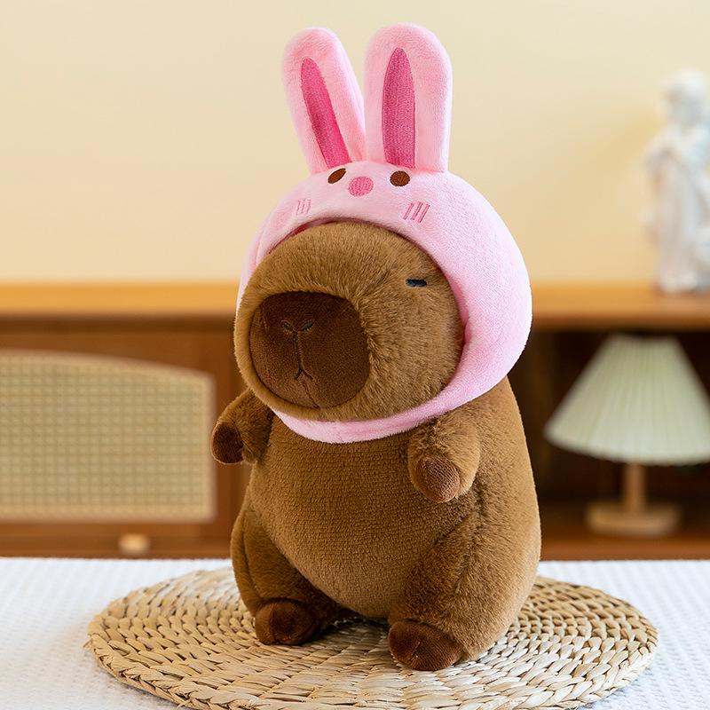 Eight-Inch Capybara Plush Toy Doll for Claw Machines