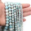Natural Amazonite Stone Beads 4/6/8/10mm Polish Matte Round Gemstone Beads For Jewelry Making DIY Bracelets Necklace Accessories
