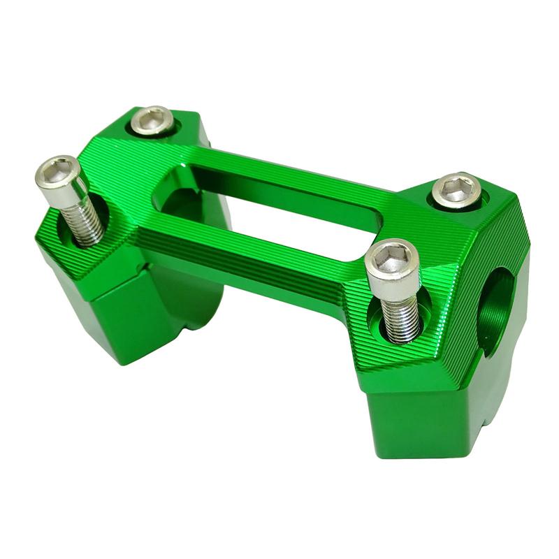 waase Handlebar Handle Bar Riser Clamp Kit For Kawasaki Z250 Z300 Z800
