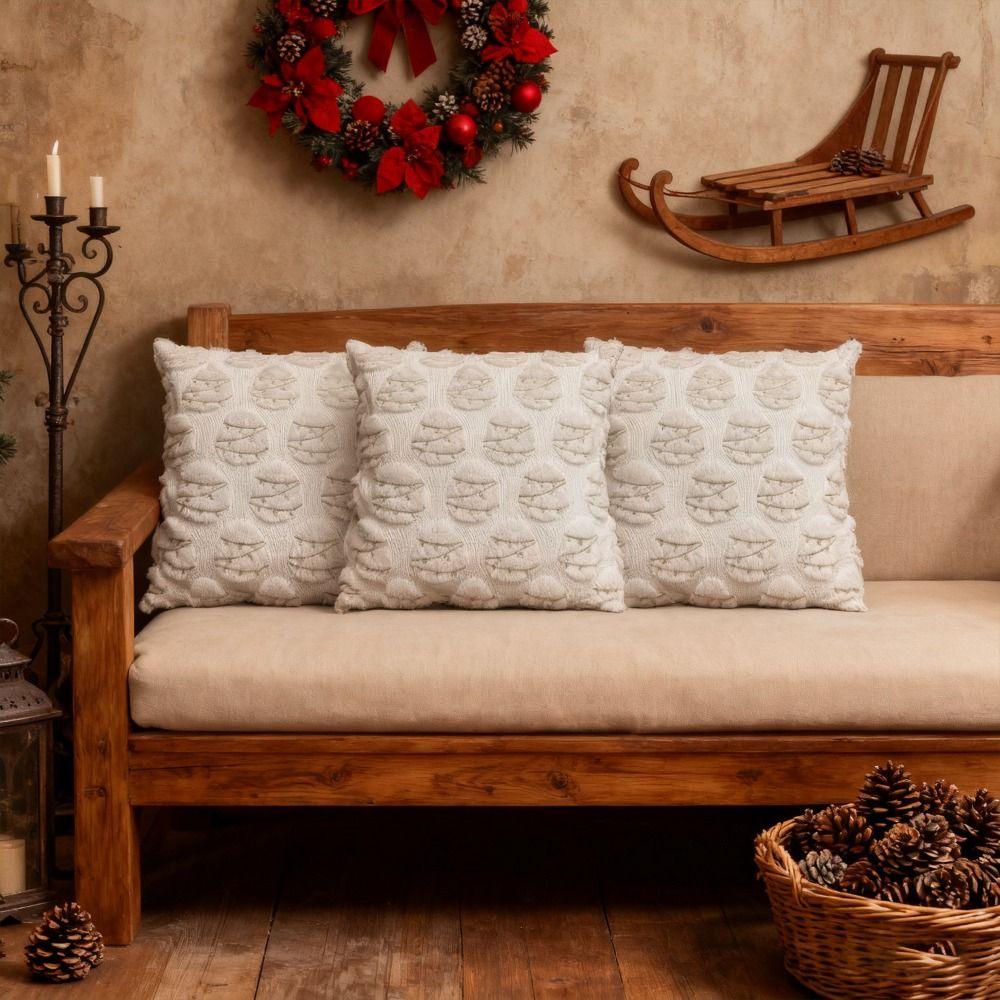 New Super Soft Fluffy Pillow Cover Embroidery Egg Pillow Case Bunny 18x18 in Cushion Pillow Cover Living Room Decor