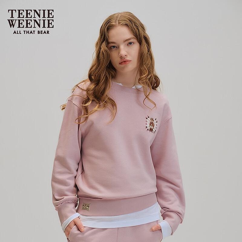 Teenie Weenie Women's Bear Cartoon Letter Sweatshirt