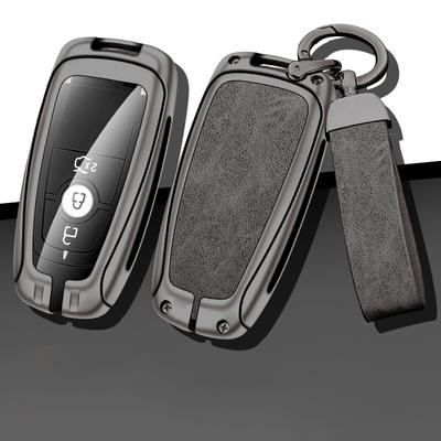 Husă Fob Cheie Auto din Aliaj de Zinc pentru Ford Ranger Wildtrak Focus C-Max Galaxy Mondeo pentru Mustang Explorer Edge EcoSport Accesorii