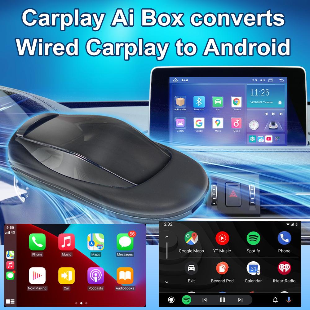 

Модуль CarPlay, оригинальный автомобильный проводной беспроводной адаптер Android Auto AI Box, система Android, автомобильный адаптер