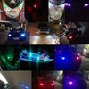 T10 W5W Silicone RGB 5050 6SMD LED Side Wedge Light Dome Reading Bulb Flash Lights Remote Control for Car Motorcycle Amagi
